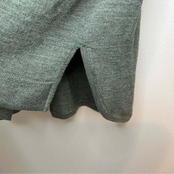 Madewell Merino Wool Blend Sweater Crew Neck Green Size M Essential Contemporary - Picture 6 of 10